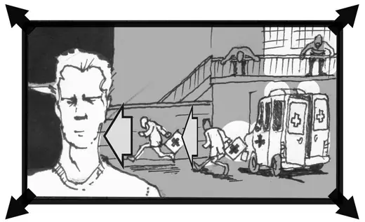 Autumn In My Street: storyboard, ambulance