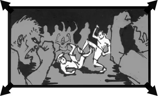 Autumn In My Street: storyboard, fight