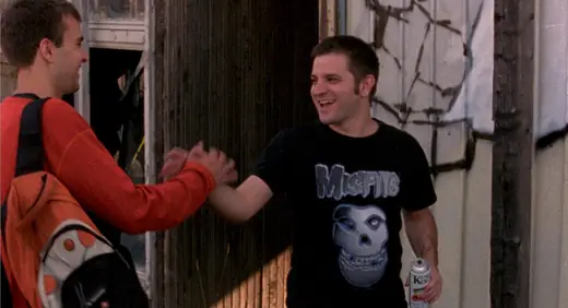 Autumn In My Street: film still, two characters meet