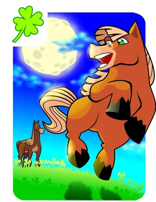 Basne na kartama: card, the foal