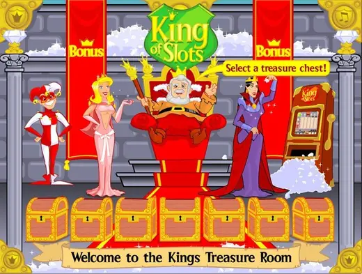 Cozy Games: King of Slots game screen for Cozy Games