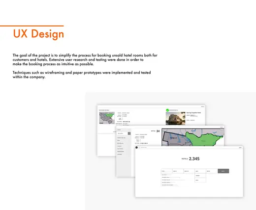 dib Hotels, Web App
