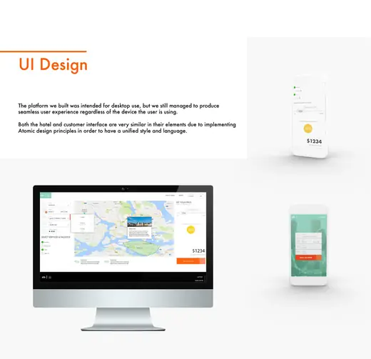 dib Hotels, Web App