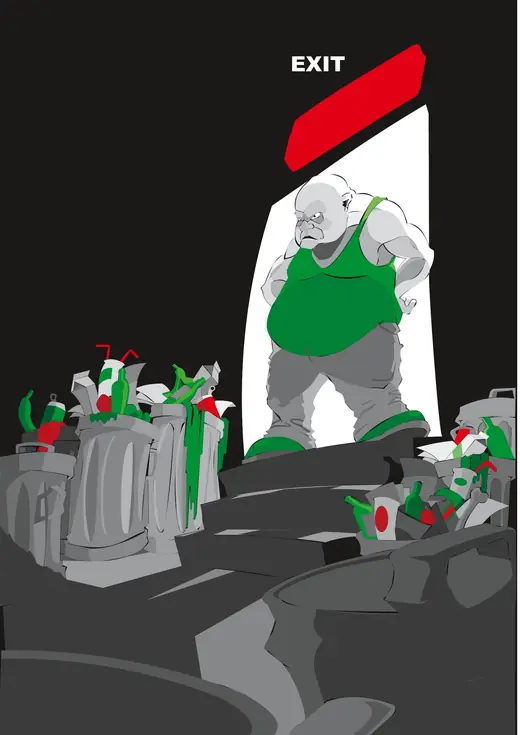 Ekozer Magazine: Ekozer cover illustration: EXIT 02 festival issue cover