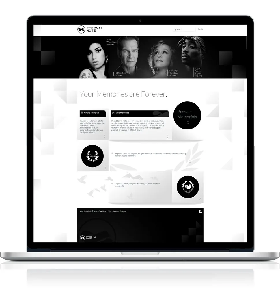 Eternal Note, Web App