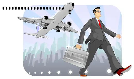 Fanatic Studio: business travel illustration