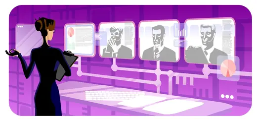 Fanatic Studio: video conferencing illustration
