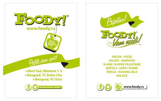 Foody! Restaurants: sandwich bags