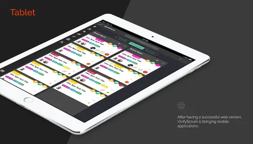 iPad displayed on the tabletop showing iPad UI