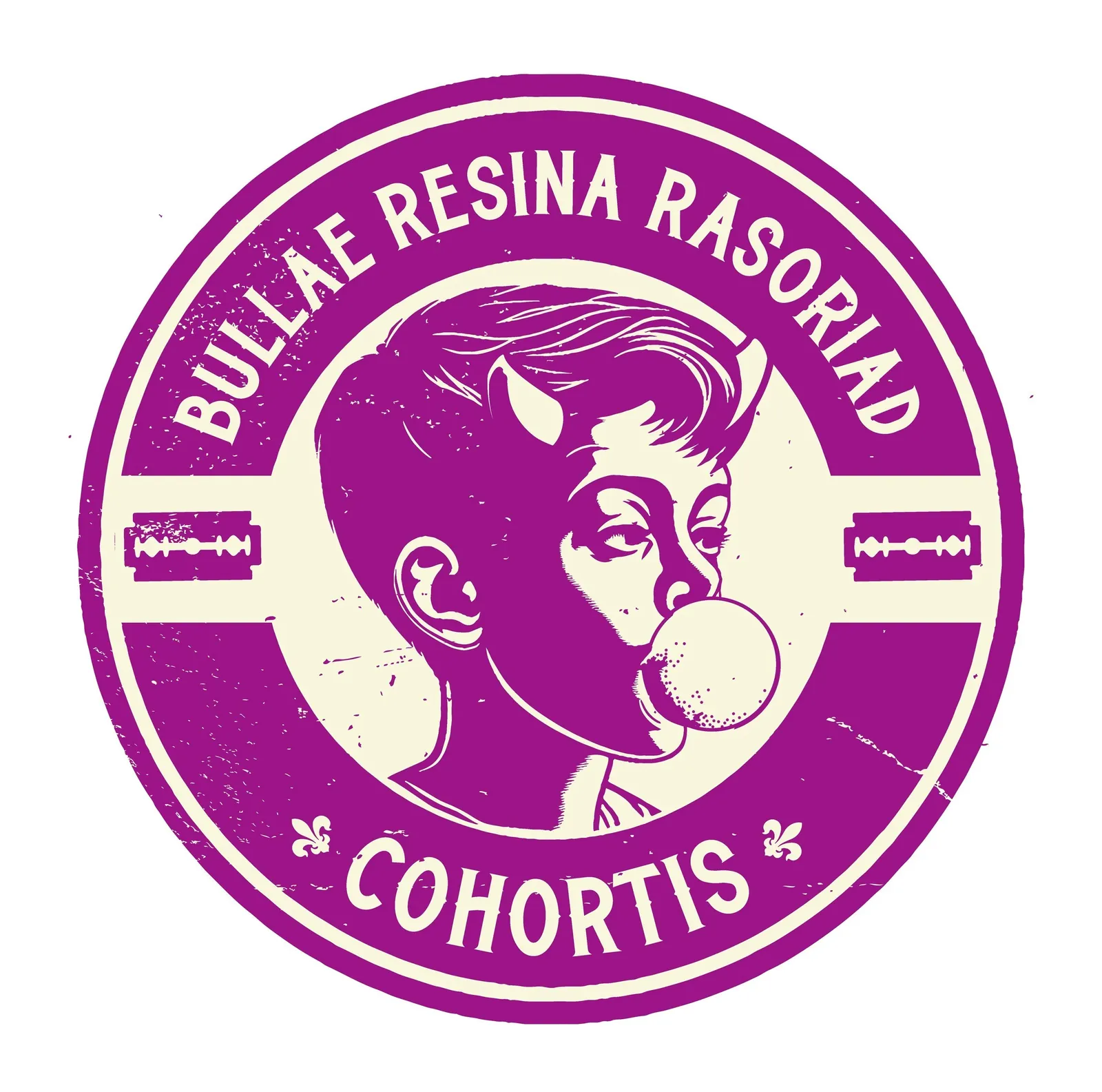 Neusatz: Bubble Razors T-shirt badge