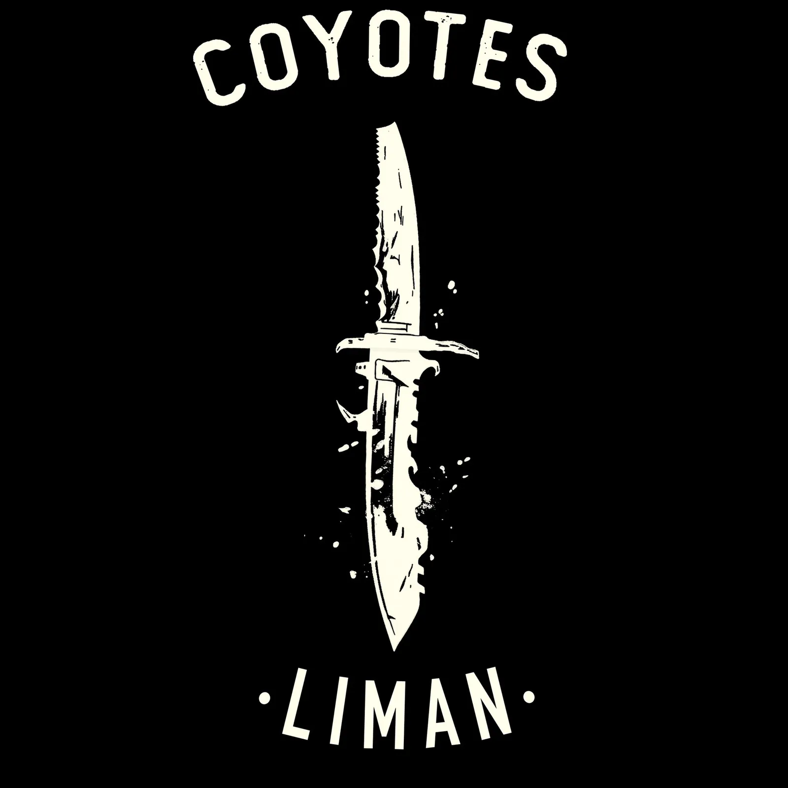 Neusatz: Coyotes Liman emblem: a long knife between the words Coyotes and Liman