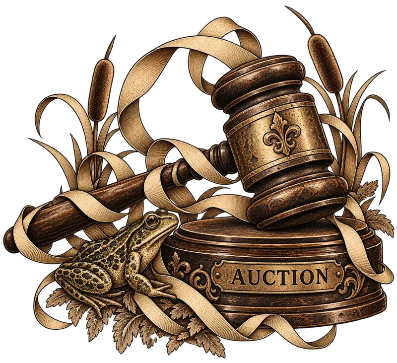 Illustration: an auction gavel