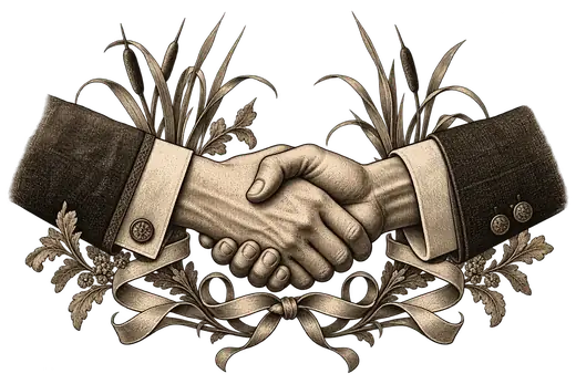 Illustration: a handshake