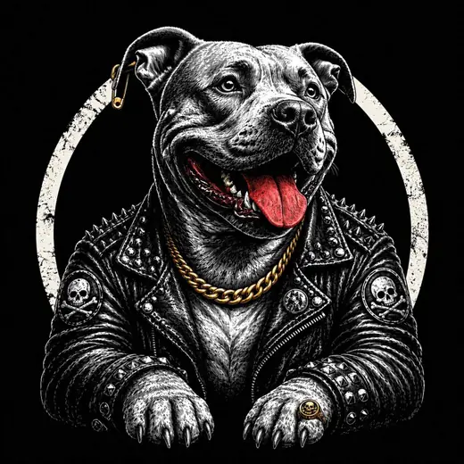 Pero Bar: Punk dog T-shirt artwork, 2026