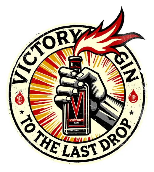 Propaganda Department: Victory Gin badge