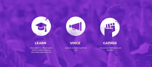 Purple Patriot, Hybrid Mobile App