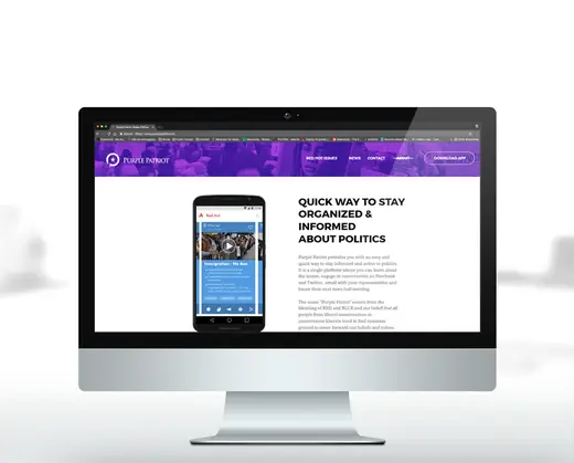 Purple Patriot, Hybrid Mobile App