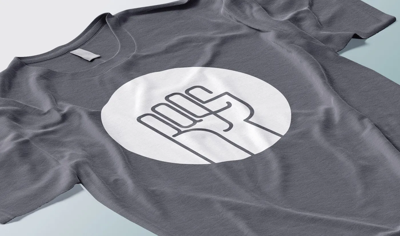 rags logo printed ona tshirt