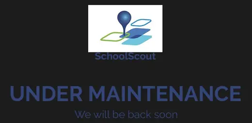School Scout: Maintenance page