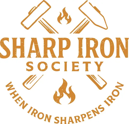 Sharp Iron Society: Final logo, open version
