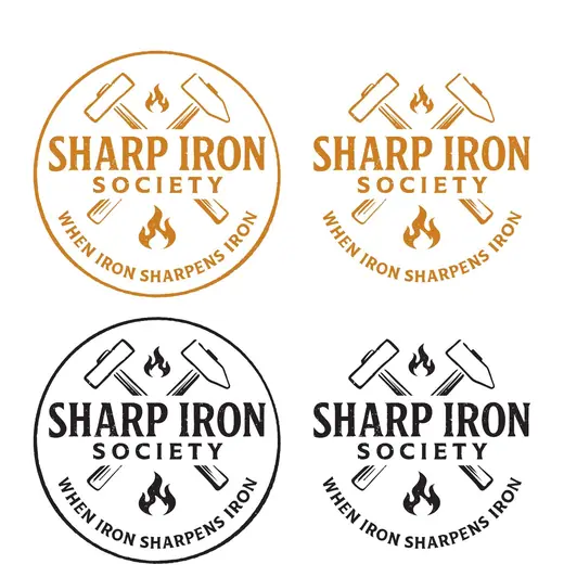 Sharp Iron Society: Version 2 in colour and black