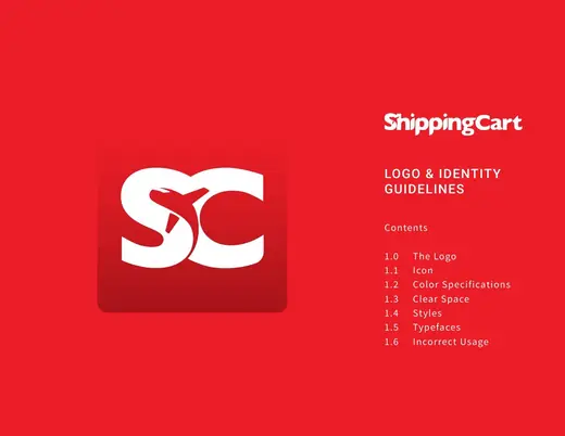 ShippingCart: Logo guidelines cover