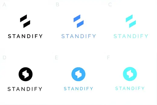 Standify: Logo exploration sheet