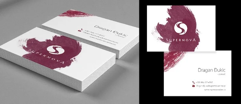 supernova business card