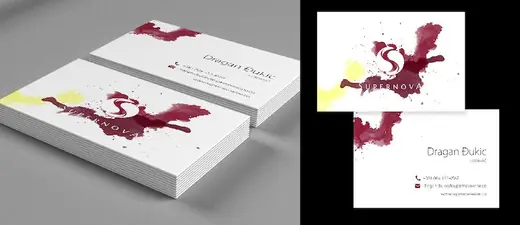supernova business card