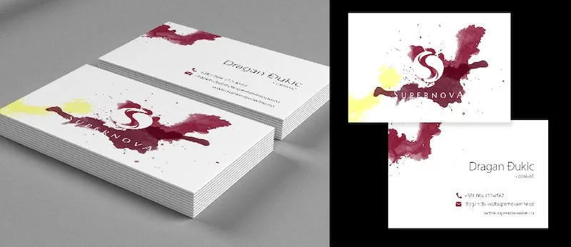 supernova business card