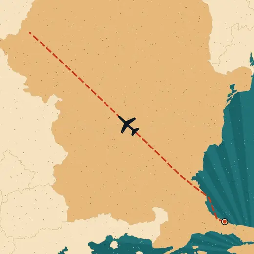 Route map: episode 1 of Istanbul to San Francisco