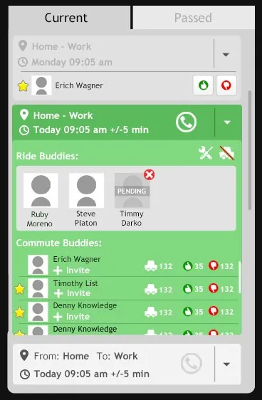 Commute App, Desktop & Native Mobile Apps