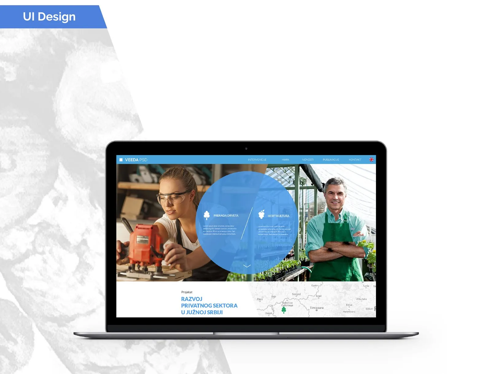 VEEDA PSD, Website & Visual Identity
