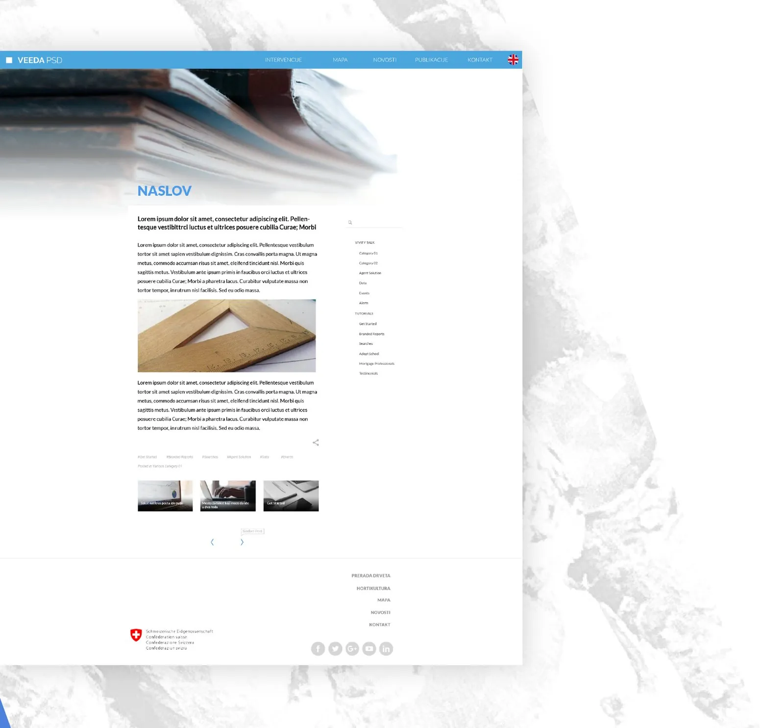 VEEDA PSD, Website & Visual Identity