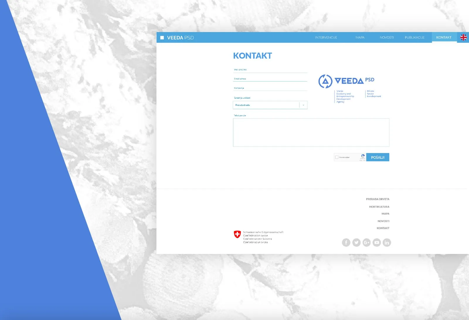VEEDA PSD, Website & Visual Identity
