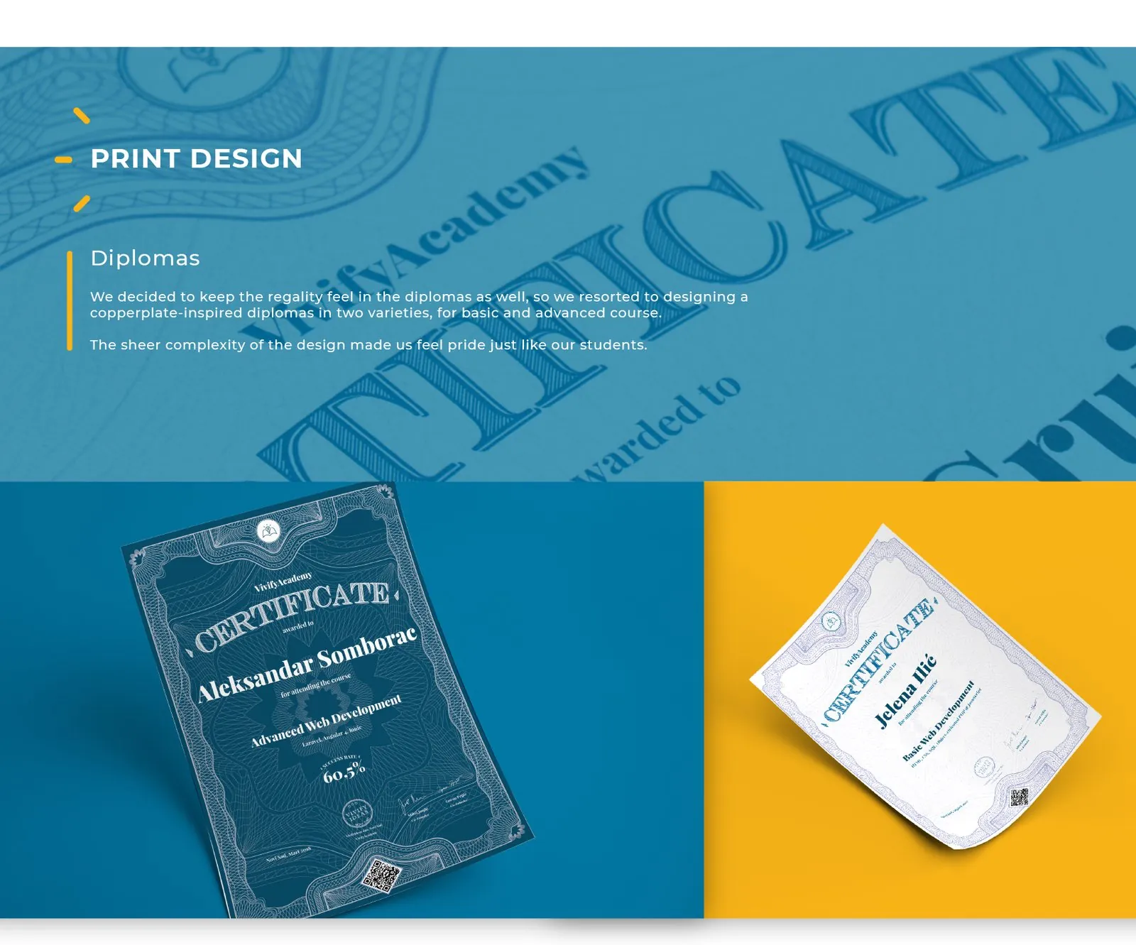Vivify Academy, Branding