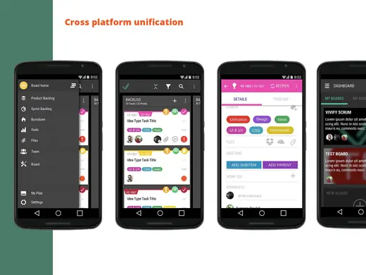 VivifyScrum, Desktop & Web App