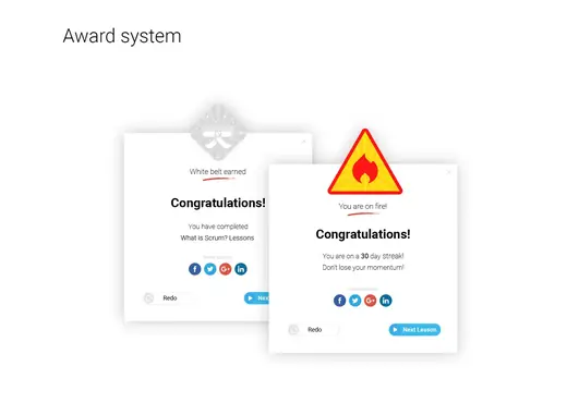 VivifyScrum EDU, Web App & Animation