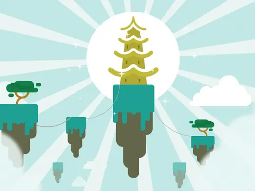 VivifyScrum EDU Castle in the sky | Illustration