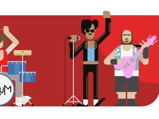 VivifyScrum EDU rock band illustration