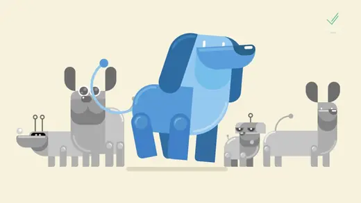 VivifyScrum EDU: What is Scrum animation: robot dog and its family