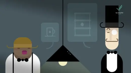 VivifyScrum EDU: Planning Poker animation: characters around the table