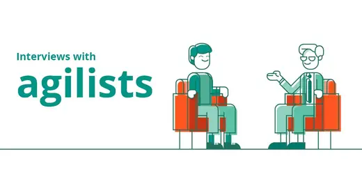 VivifyScrum: Interviews with agilists, blog header illustration