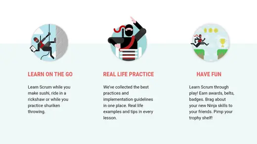 Three VivifyScrum EDU features: learn on the go, real life practice, have fun