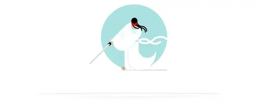 VivifyScrum EDU illustration of a ninja in white robes holding a sword